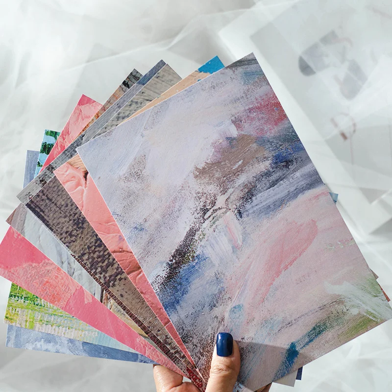 

Hot Japanese Style Nail Art Photo Props Oil Painting Background Paper 14 x 21cm Nail Work Display Board
