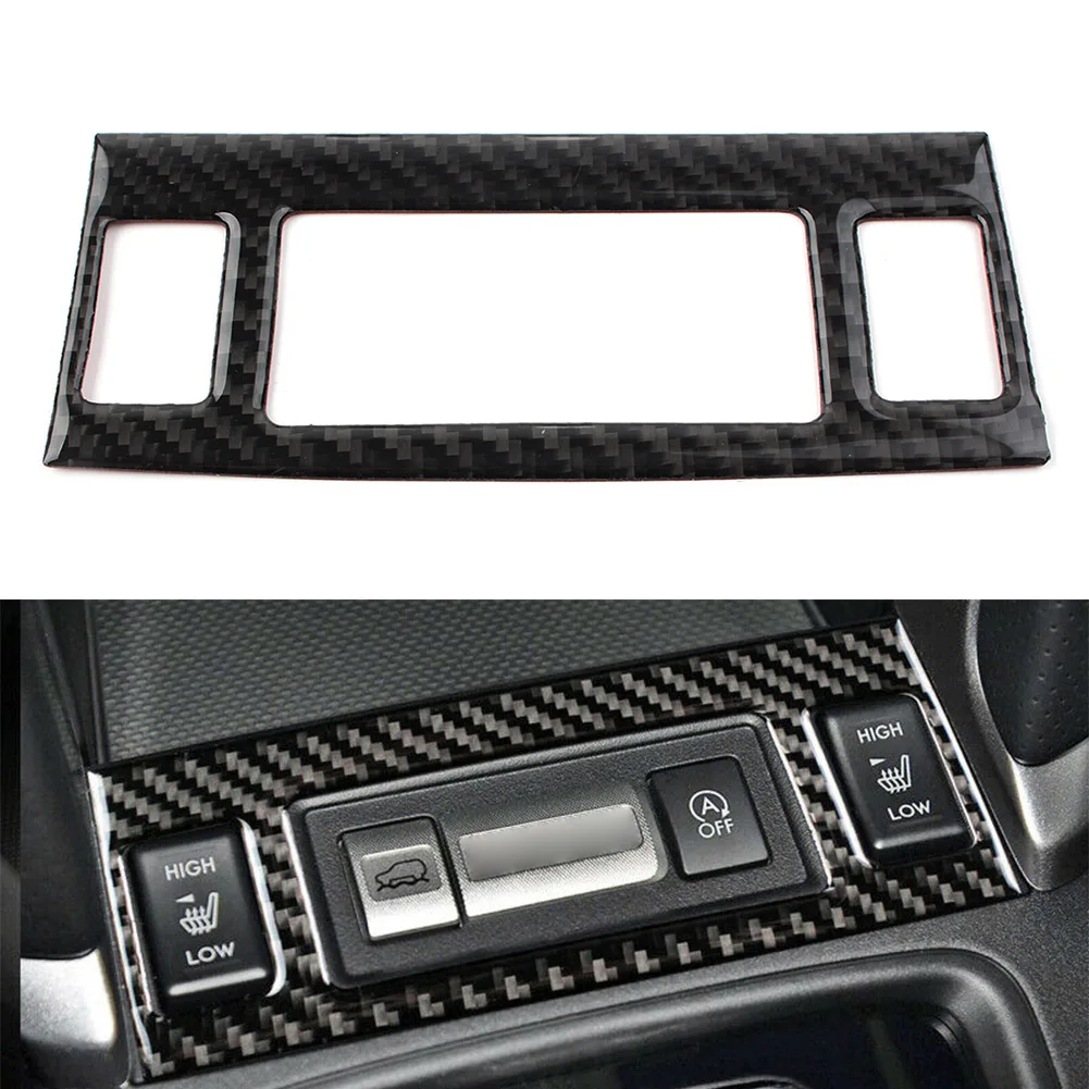 Фото Автоматическая внутренняя отделка панели спортивного режима для Subaru Forester 2013 2014 2015 2016 2017 2018, наклейка на автомобиль из углеродного волокна ABS №1