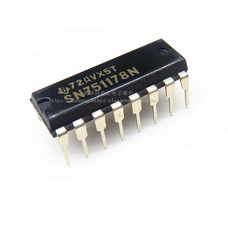 

New original SN751178N in-line DIP-16 dual driver/receiver IC chip