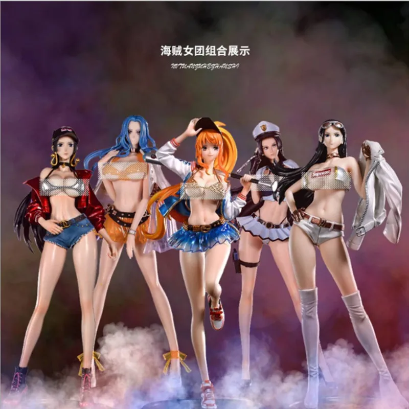 

Bandai One Piece Fashion Sexy Toys Anime Figure Boa·Hancock Nami Nico·Robin Nefeltari Vivi Vinsmoke Reiju Model Ornament Gift