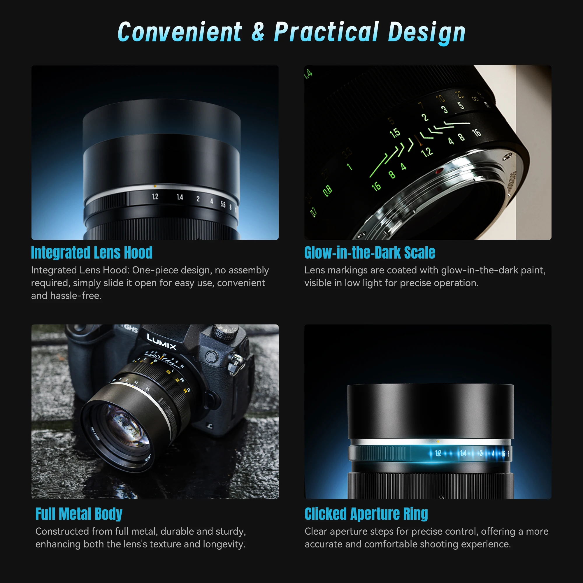 Фото 7artisans 50 мм F1.2 APS-C Портретный объектив с ручной фокусировкой MF для Sony E Nikon Z Fuji X Olympus M43 A6400 A5100 NEX Z6 Z7 ZF XT30 XM5 №4