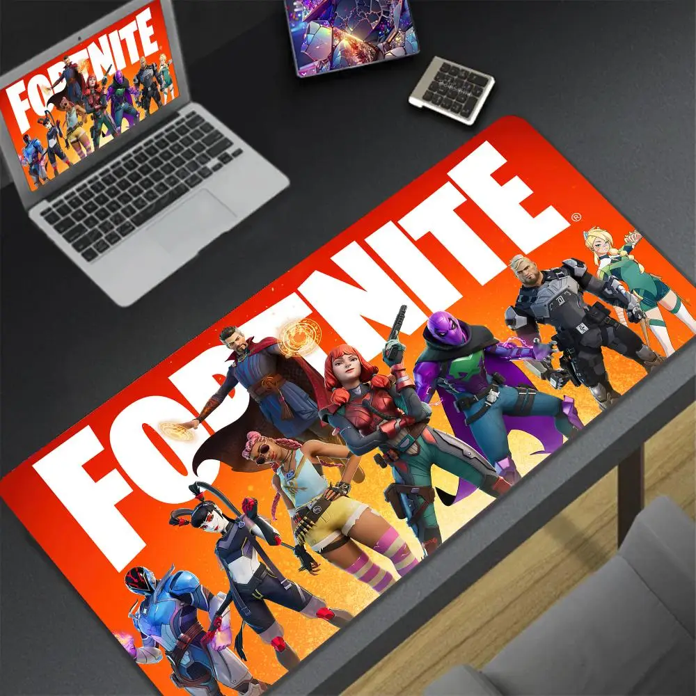 Коврик для мыши F_FORTNITES Hentai Pink art Нескользящий игровой XXL 900x400 Резиновый Офисные