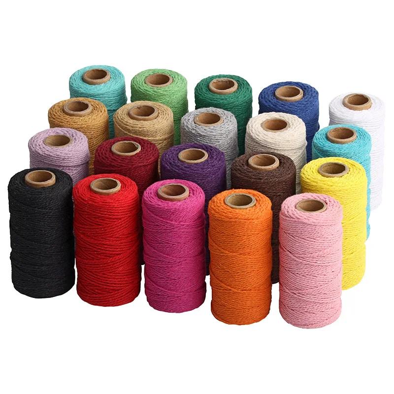 

100 м/рулон, веревка из хлопка для украшения дома