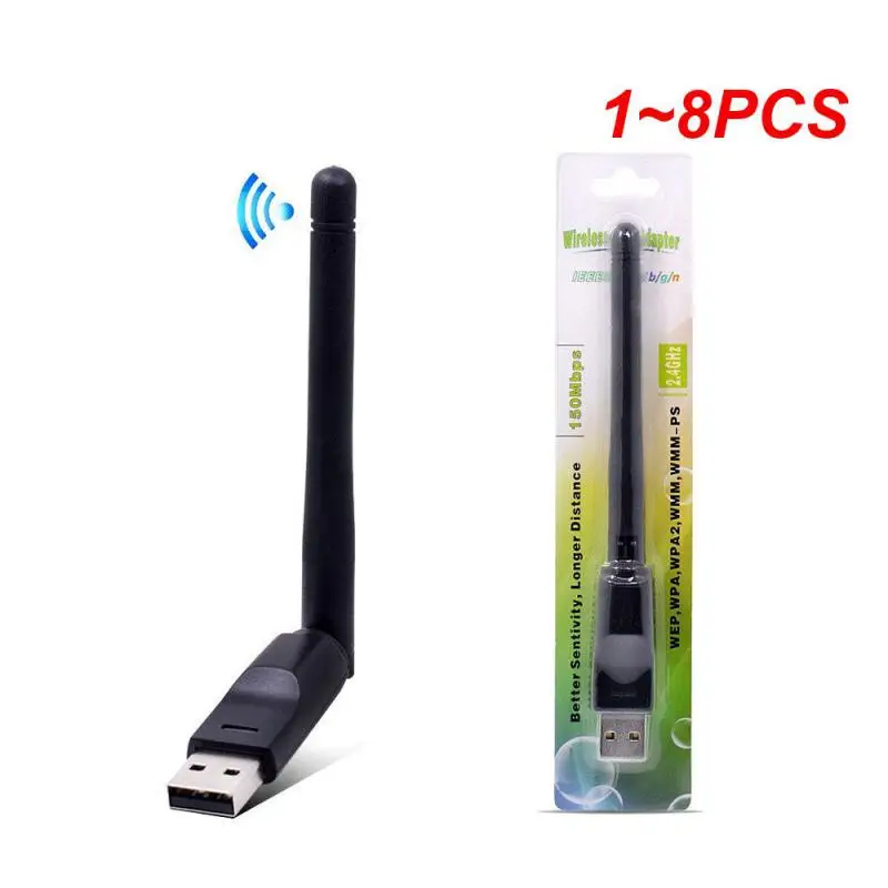 Мини Usb Wi-Fi адаптер 1 ~ 8 шт. Мультисистема совместимости имитация функции сетевой