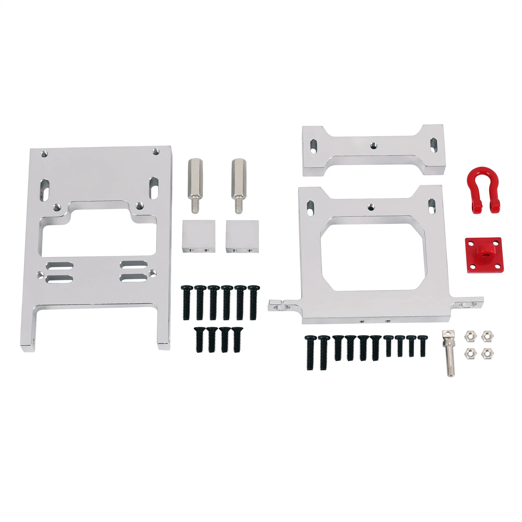 

Metal Beam Rear Bumper Servo Fixed Mounting Bracket Upgrade Parts for WPL B14 B24 B16 B36 C14 C24 1/16 RC Car