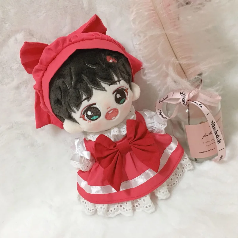 

[MYKPOP] Plush Doll's Clothes & Accessories: Lovely Dress Set for 15cm / 20cm Dolls(without doll) for KPOP Fans SC23040507