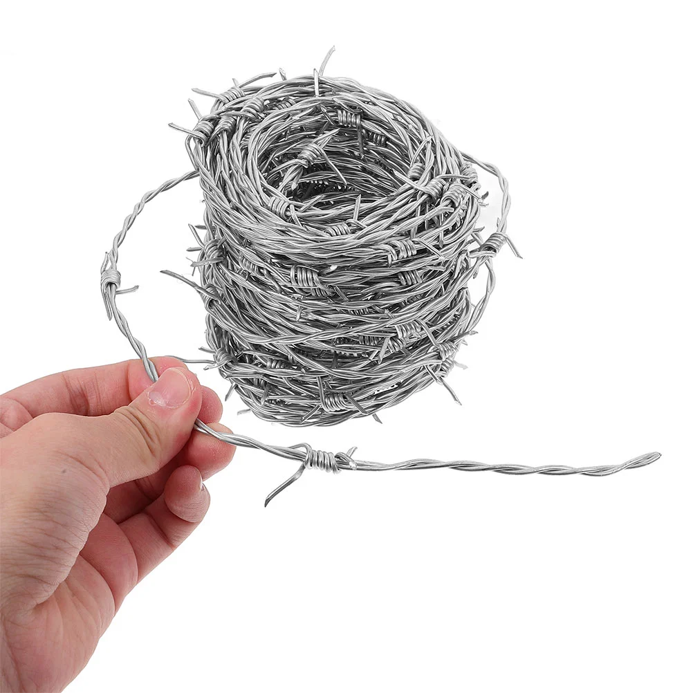 Железная проволока уличная стальная зазубрина замена колючей ограждения для