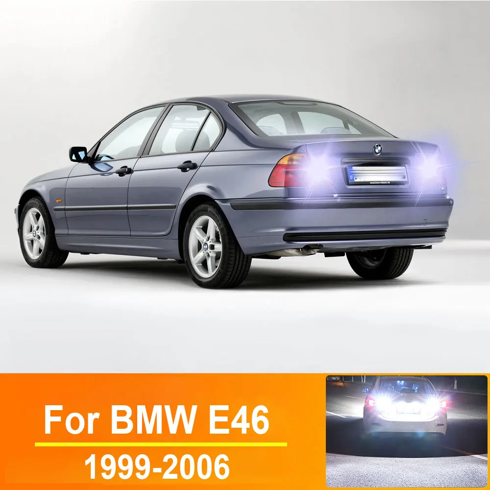 

2 Шт. Светодиодные Задние Фонари Заднего Хода Для BMW 3 Серии E46 316-325 Моделей 1999-2006 BA15S Canbus