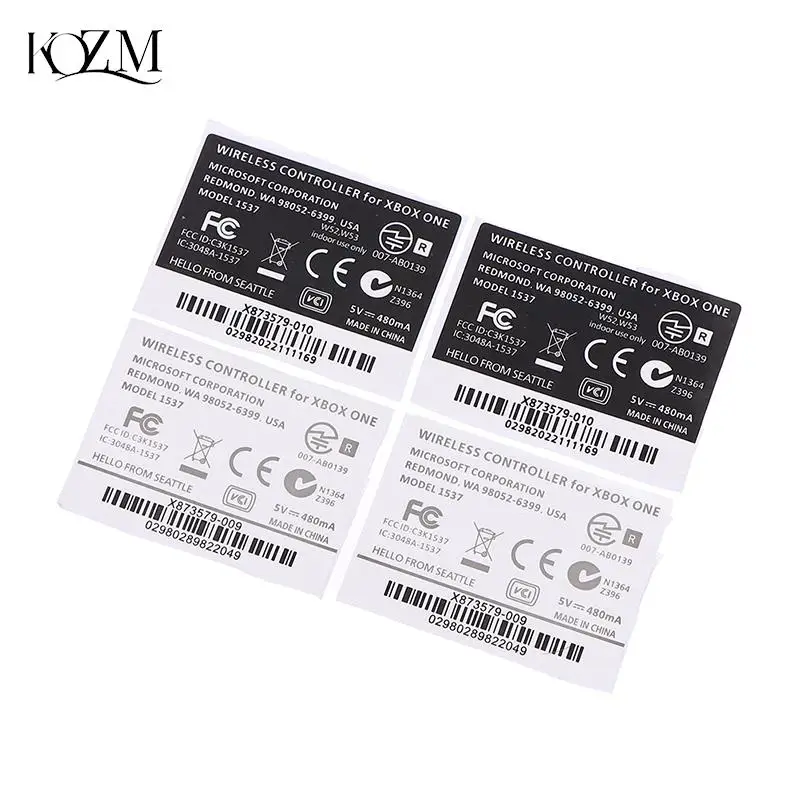 

2 шт., черно-белые наклейки на Геймпад