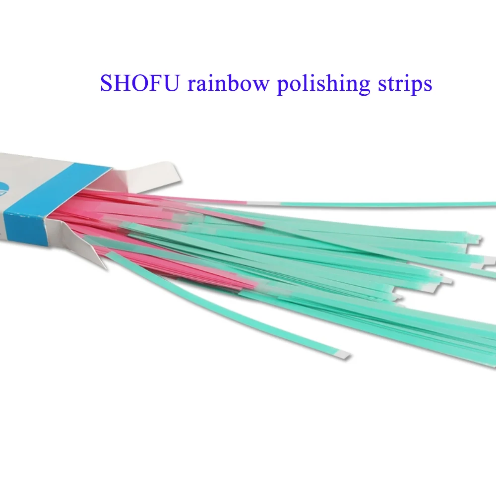 SHOFU Super Snap Polystrips Абразивные полоски Радужные полировальные Стоматологические