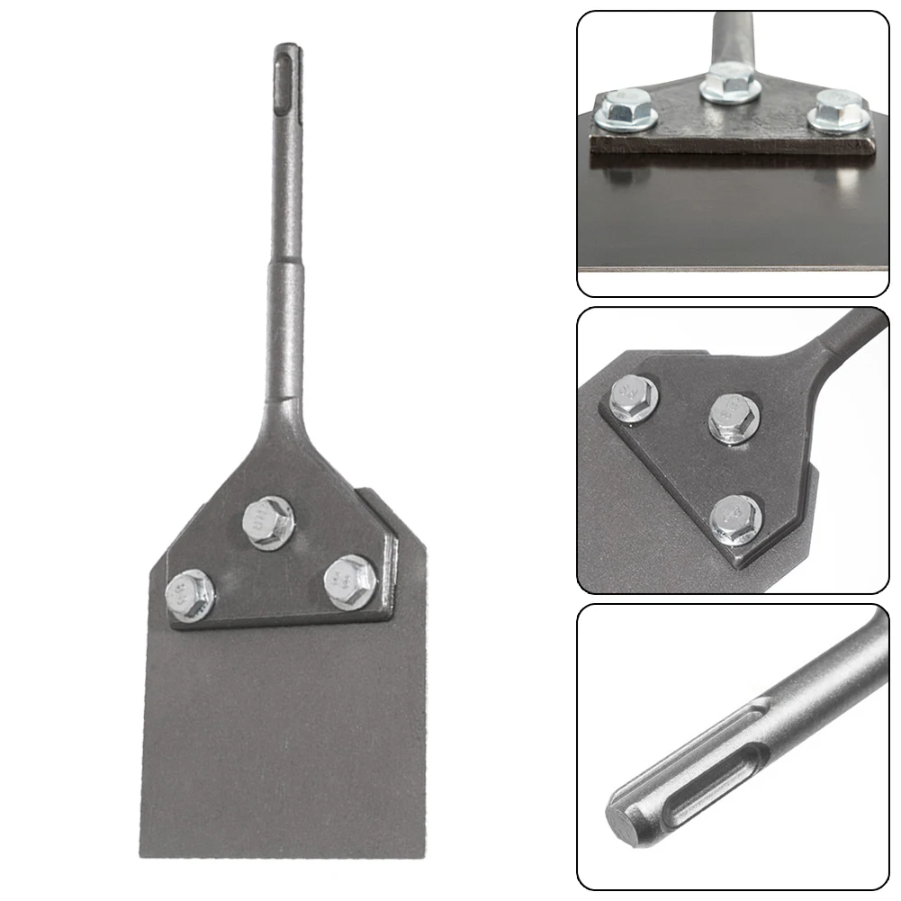 

SDS Plus Floor Scraper 100*250mm Alloy Steel 4 Inch Wide Blade Chisel Rotary Hammers Parts Laminate Linoleum Removal Hand Tools