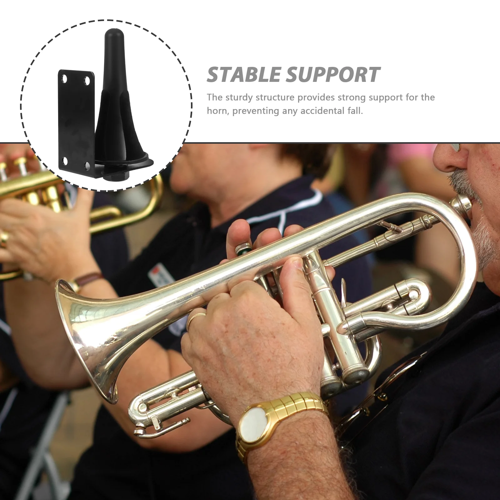 Аксессуары маленький настенный кронштейн вешалка для рога держатель трубы