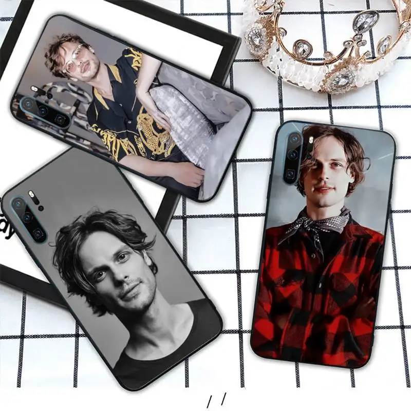 

Matthew Gray Gubler Phone Case For Huawei honor Mate 10 20 30 40 i 9 8 pro x Lite P smart 2019 Y5 2018 nova 5t