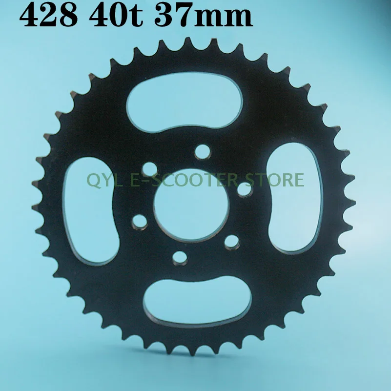 

6 hole 428 40t 37mm rear chain sprocket gear wheel plate with fit ATV Quad Pit Dirt Bike Motorcycle Motocross