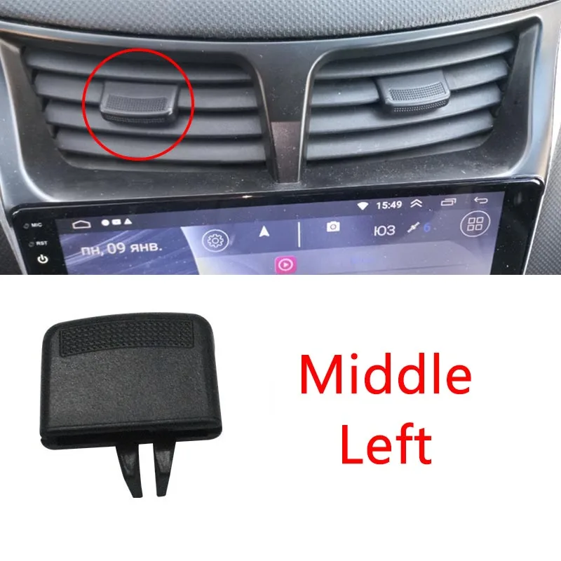 

Автомобильная вентиляционная решетка кондиционера, зажим для автомобиля Hyundai, Verna, Solaris 10-16, передняя вентиляционная решетка кондиционера, вкладка на выходе