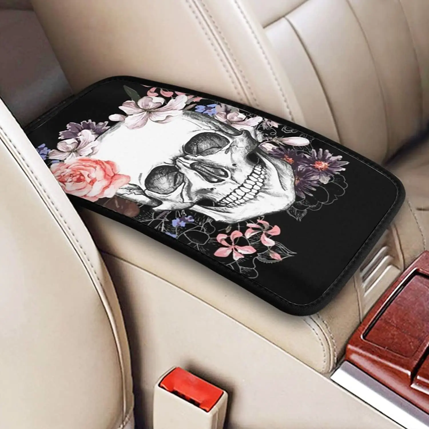 

Car Armrest Seat Box Cover Protector Universal Fit Most Vehicle SUV Truck Car Accessories