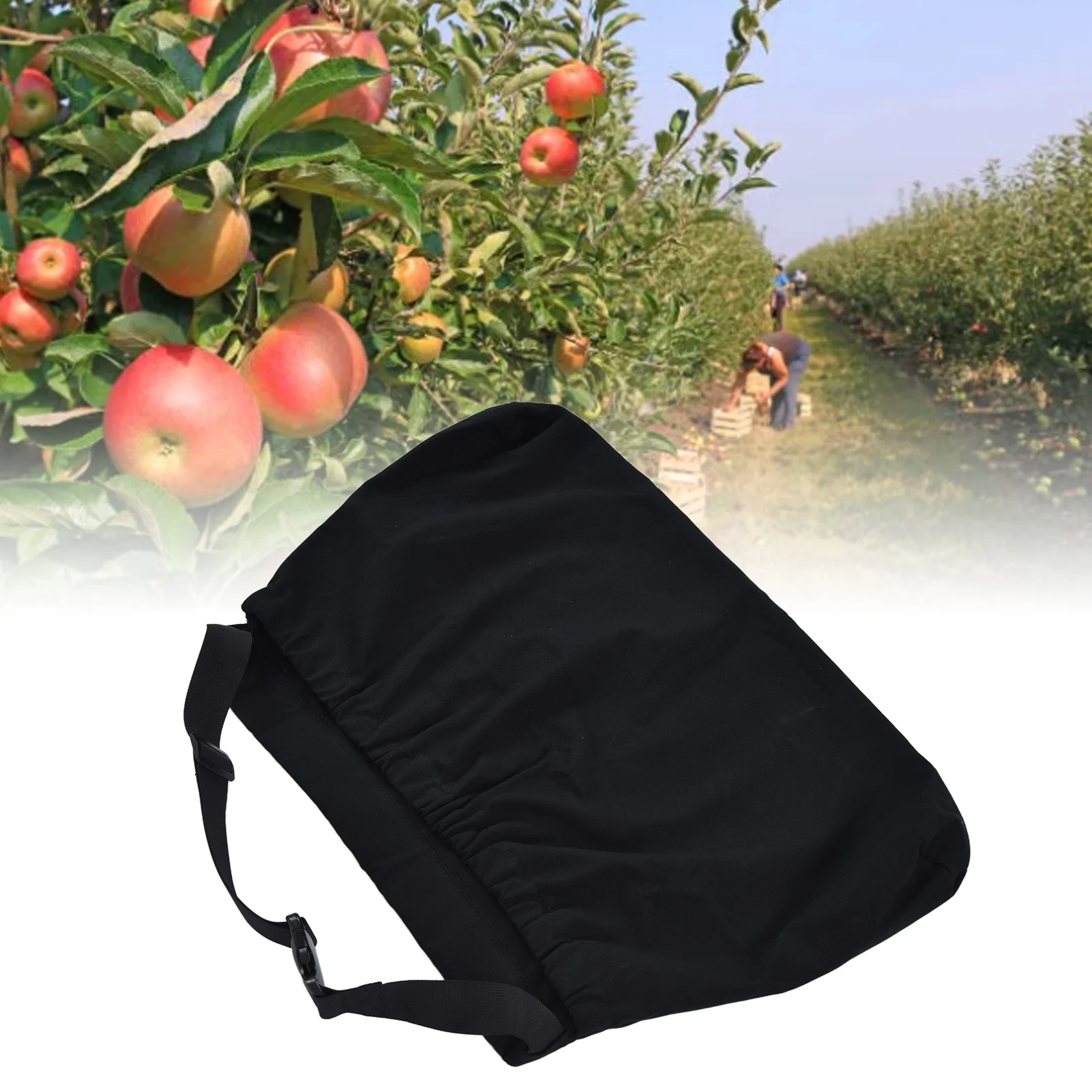 Сумка для сбора талии Подвесной дизайн Складная большая емкость Ткань Оксфорд