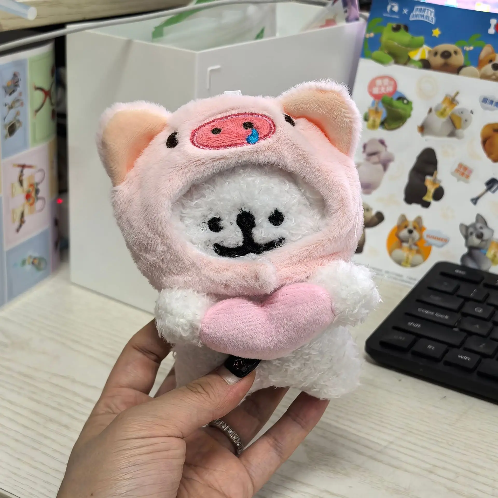 Sanrio Hangyodon плюшевый брелок линия щенок плюшевые мягкие игрушки для девочек