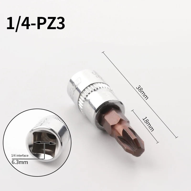 

And Long Service Life Batch Head Sleeve Overall Forging Of High-quality Steel Screw Socket Tool Deep-hardening High Hardness