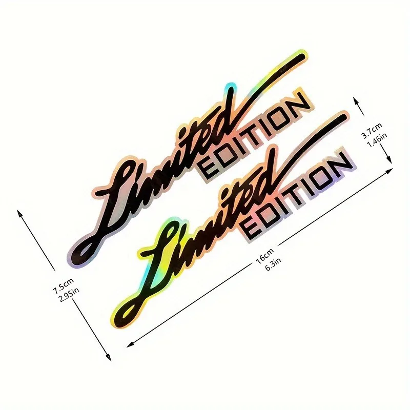 LIMITED EDITION лазерные светоотражающие наклейки на корпус велосипеда MTB крутые наклейки для украшения тела с английскими буквами наклейки на велосипед (art.: 3920cf030f584) - 3920cf030f584