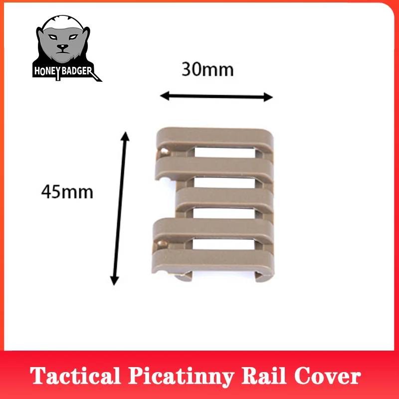 

Tactical Picatinny Rail Cover PEQ DBAL M300M600 Pressure Switch Wire Guide System Cable Securing Cover Airsoft Rifle Accessories