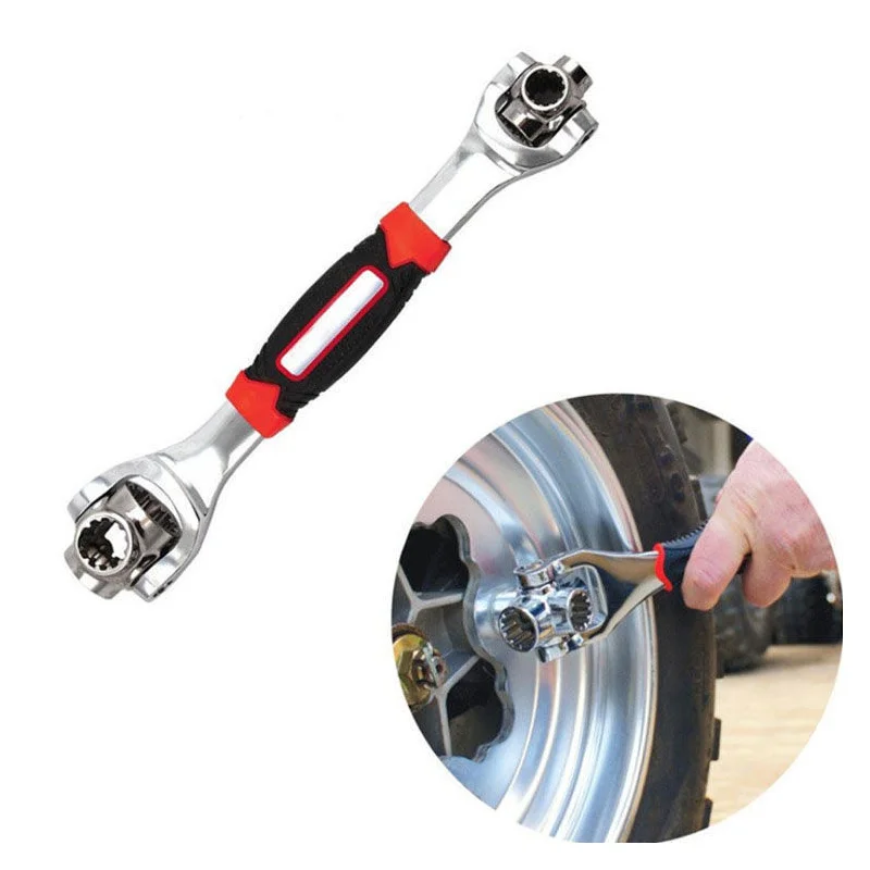 Универсальный комбинированный ключ 8 в 1 360 градусов двенадцать углов вращающаяся