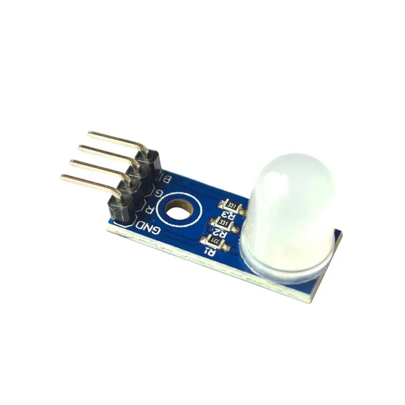 

5/20/50/100/200Pcs RGB LED Module 3-Color LED Module 10mm Total Negative Fog