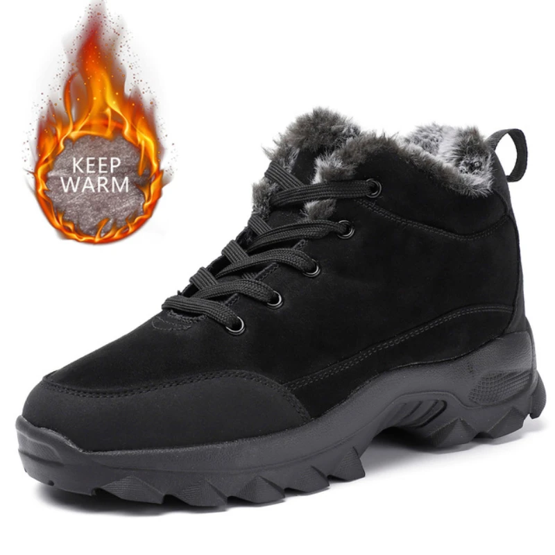 Men Snow Boots Outdoor Shoes For Male Thick Sole Sneakers for Men Winter Shoes Botines Tenis Keep Warm Fluff Mens Ankle Boots 1 Men Snow Boots Outdoor Shoes For Male Thick Sole Sneakers for Men Winter Shoes Botines Tenis Keep Warm Fluff Mens Ankle Boots 1