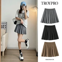 troypro spring and summer 2022 new high waist slim skirt a line skirt pleated skirt womens skirt short skirt kawaii mini skirts