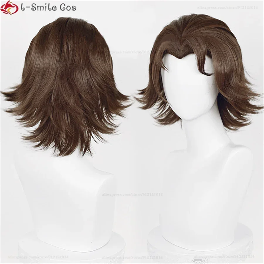 Game LOL Arcane Viktor Косплей Парик Машина Геральд Виктор Короткие коричневые