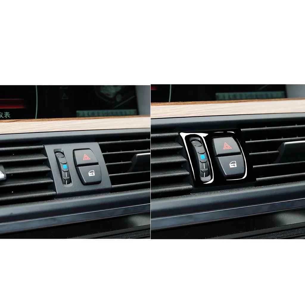 Для BMW 5 серии F07 F10 F25 F26 GT X3 X4 09-17 Черный пластиковый автомобильный аксессуар