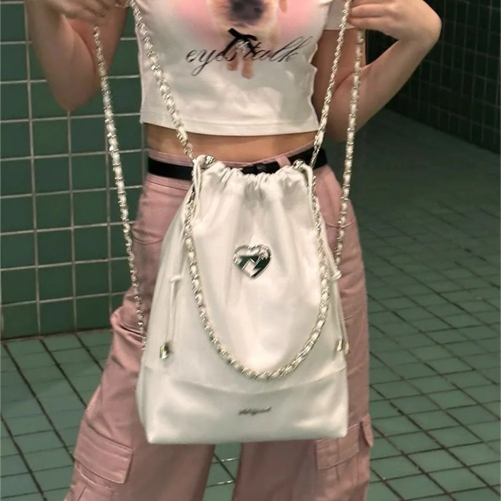 Корейский тренд Y2k женские сумки на плечо 2023 модная дизайнерская сумка цепочке