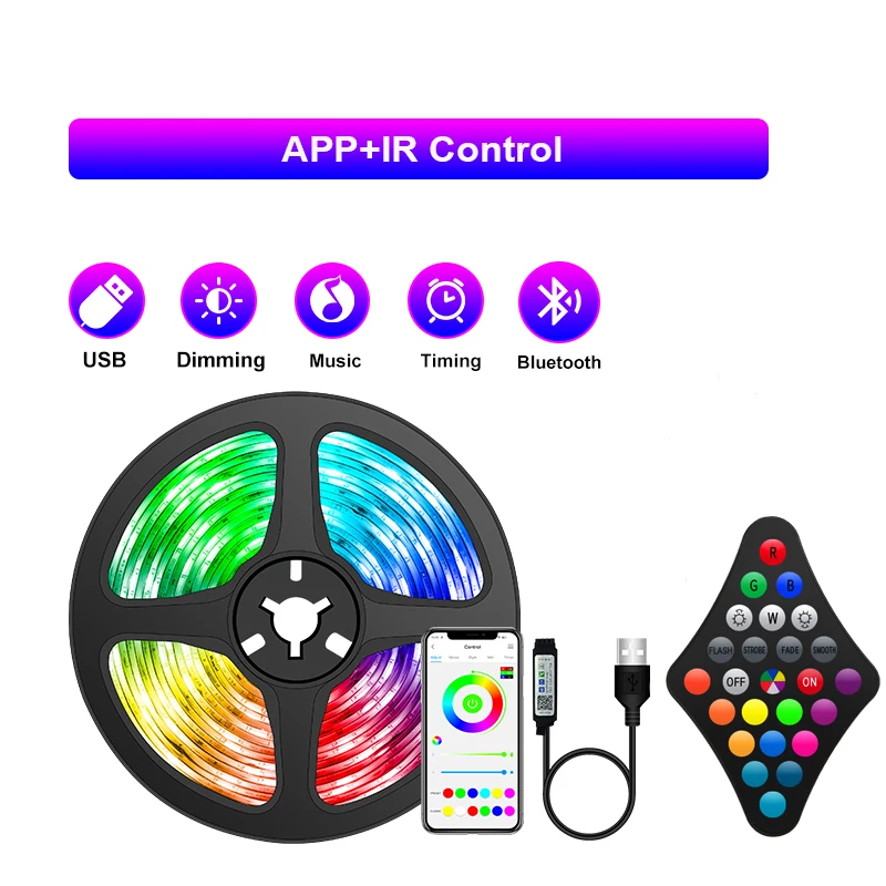

BESTOPE RGB LED лента 5М