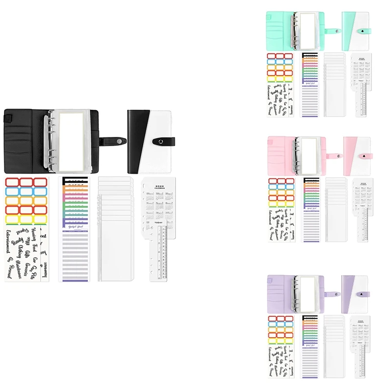 

Budget Binder With Zipper Envelopes, Cash Envelopes For Budgeting, Zipper Envelopes,A6 Savings Binder,For Cash System