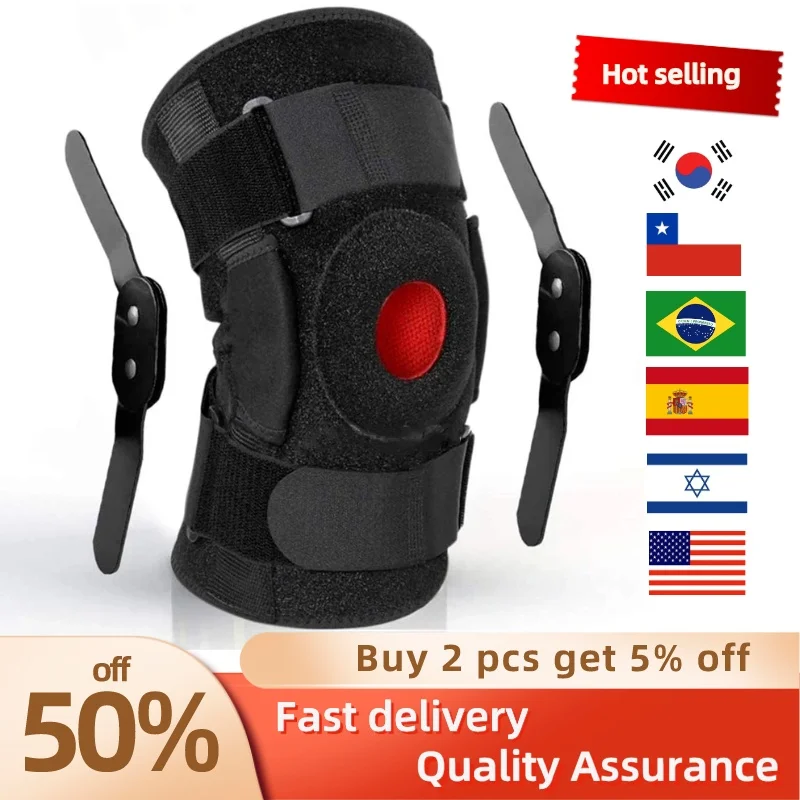 

1Pcs Knee Support Brace Adjustable Open Patella Knee Pad Protector Guard for Gym Workout Sports Arthritis Joint Pain hot sale