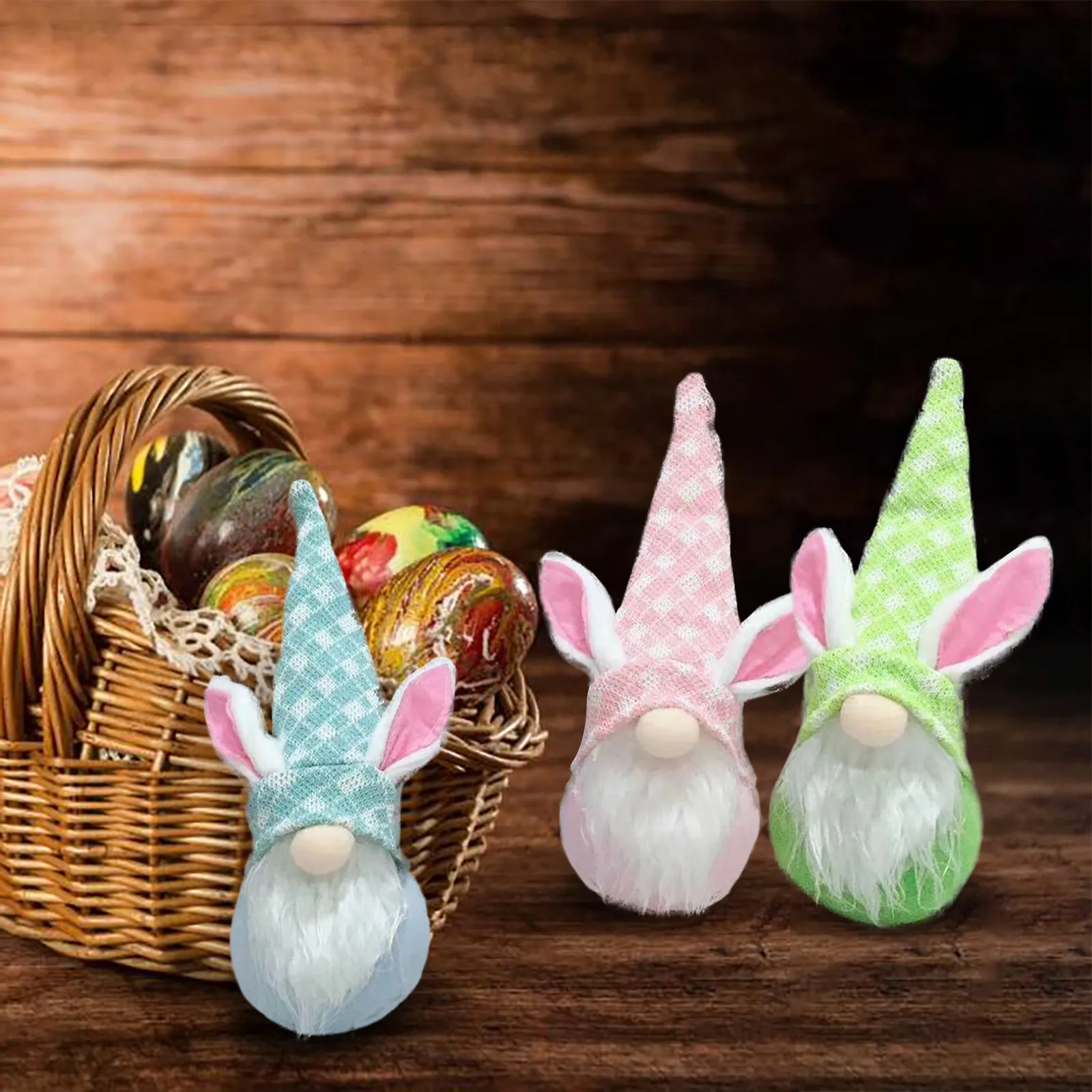 

Decoration Desktop Standing Faceless Decorations Easter Doll Post Room Home Decor