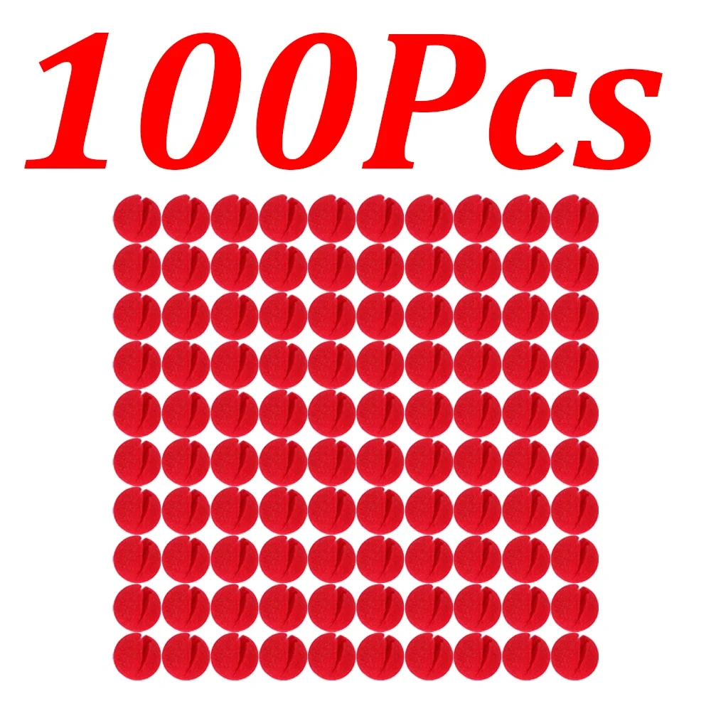 

1-200 шт., красный клоунский нос, губчатые шарики, мягкая пена, Хэллоуин, цирковой клоун, нос, вечерние украшения, реквизит, реквизит для выступлений