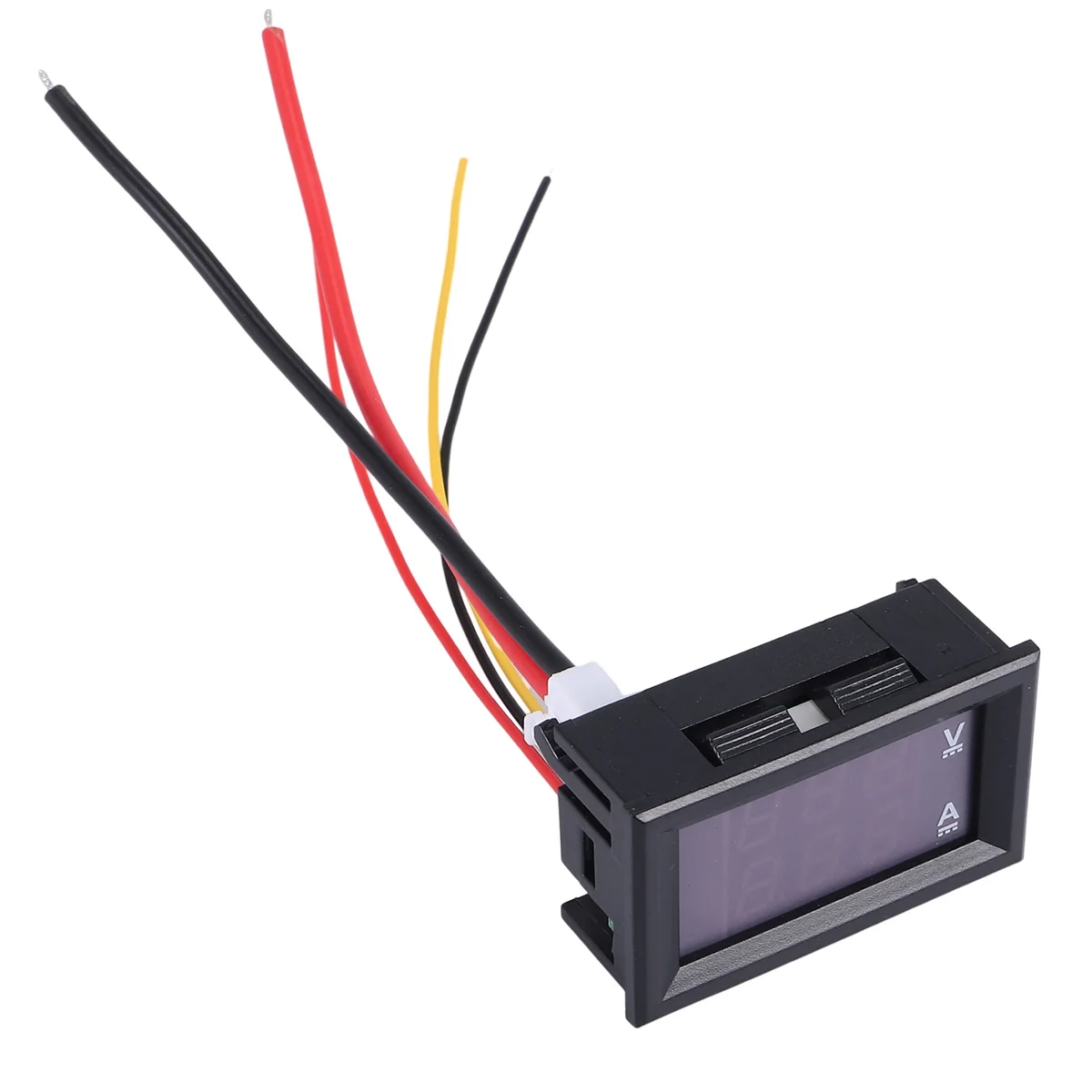 

6 шт., цифровой вольтметр Амперметр постоянного тока 100 в 10 А, сине-красный цвет, стандартный измеритель напряжения, тестер, двойной дисплей, п...