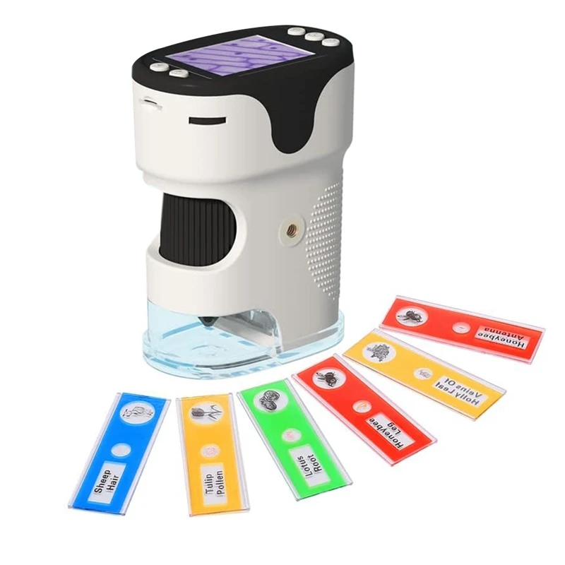 

Microscope Handheld Microscope Kit For Kids, Catch Video & Photo,For Student Beginner Portable Educational Science Gift