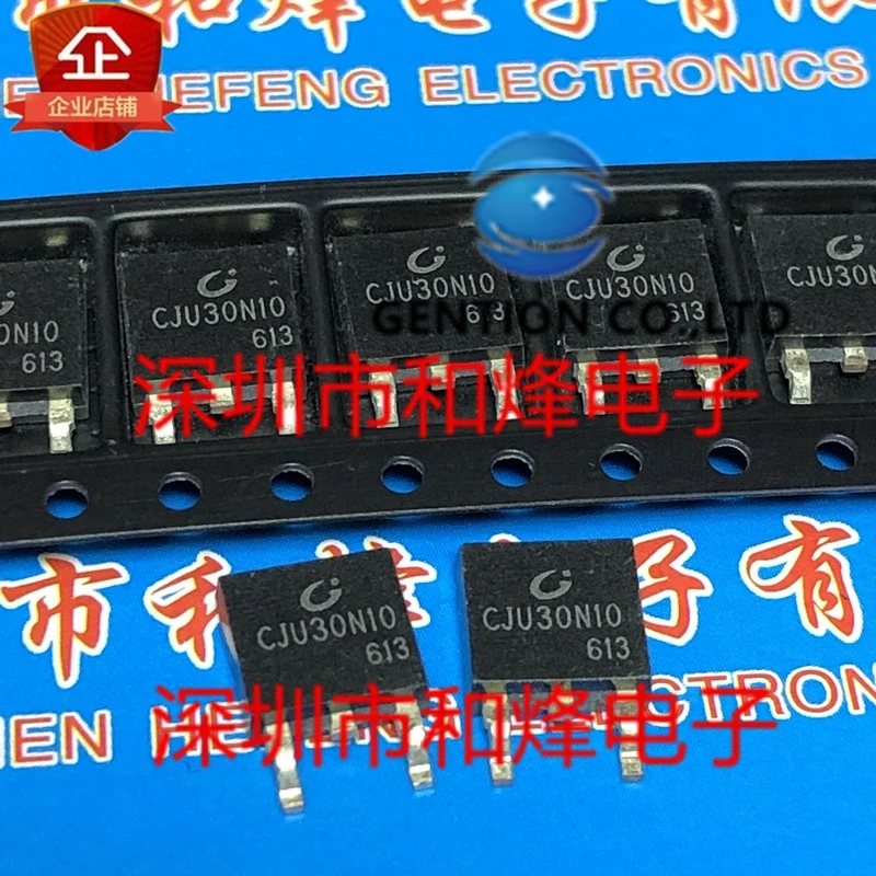 

10 шт CJU30N10 TO-252 100V 30A в наличии 100% новый и оригинальный