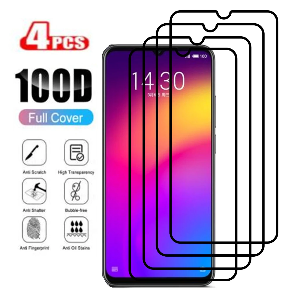

4 шт., защитная пленка для экрана Meizu Note 9