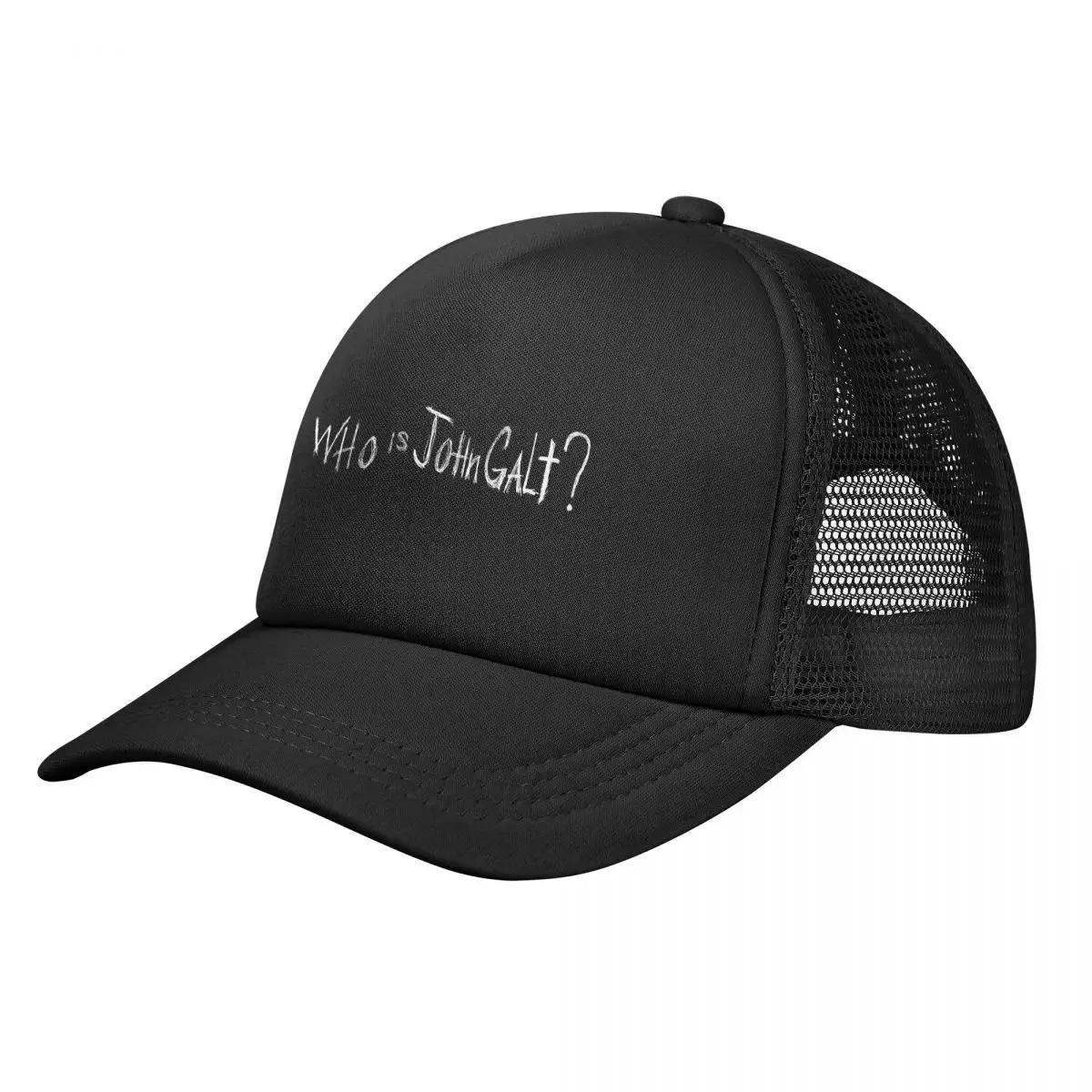 

Who Is John Galt Baseball Cap for Men Women Bulk Snapback Trucker Hats Adjustable Unisex Fishing Mesh-Back Hats