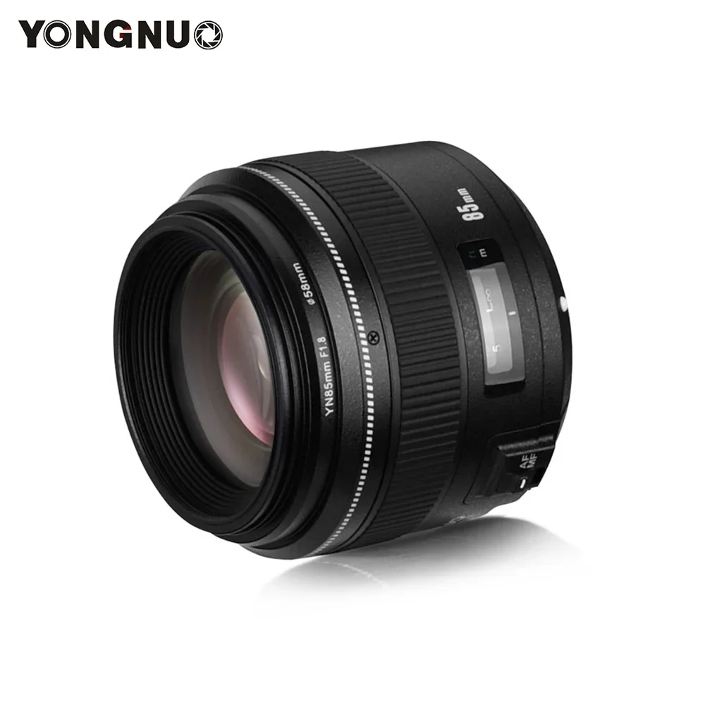 Фото В наличии: Объектив YONGNUO YN85mm F1.8N (средний телеобъектив, фикс), авто/ручная фокусировка для Nikon D7500/D810/D700/D200/D90 №1