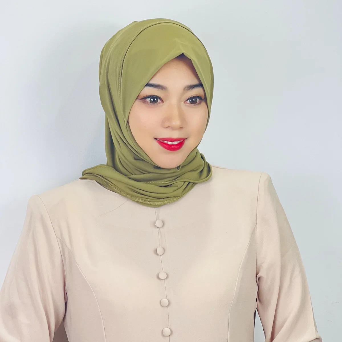 Цельный Амира мусульманский женский мгновенный шарф хиджаб исламский головной
