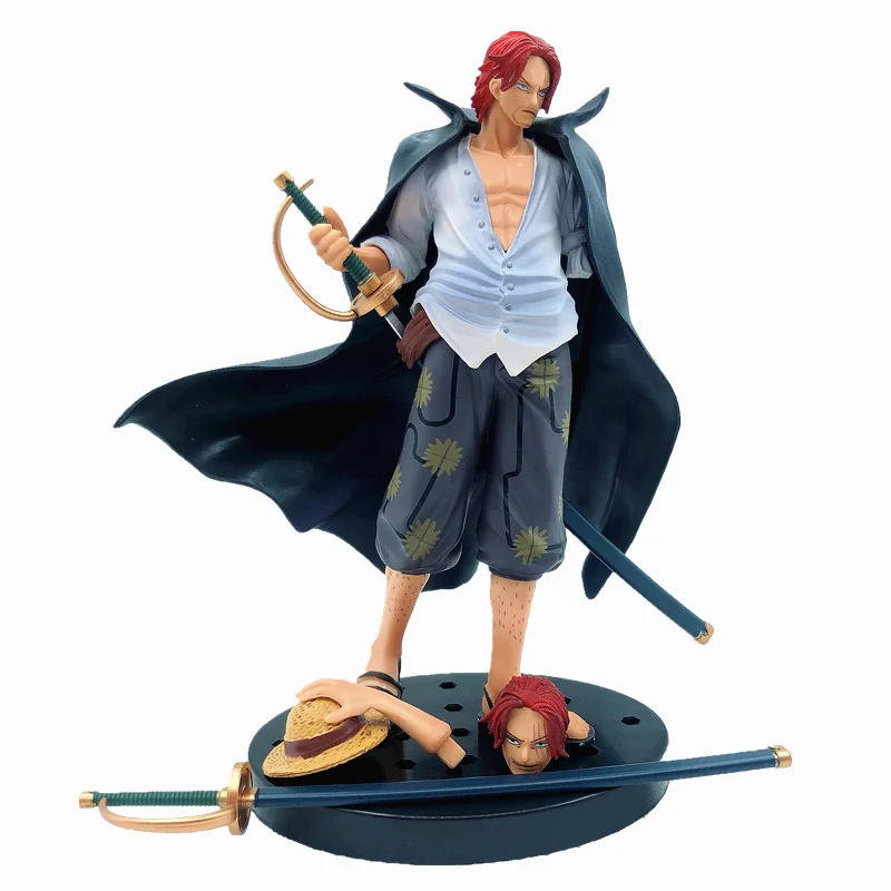 

17cm One Piece Red Hair Shanks Action Figures New World Four Kings Anime Figure PVC Action Figure Model Decoration Figure Toy