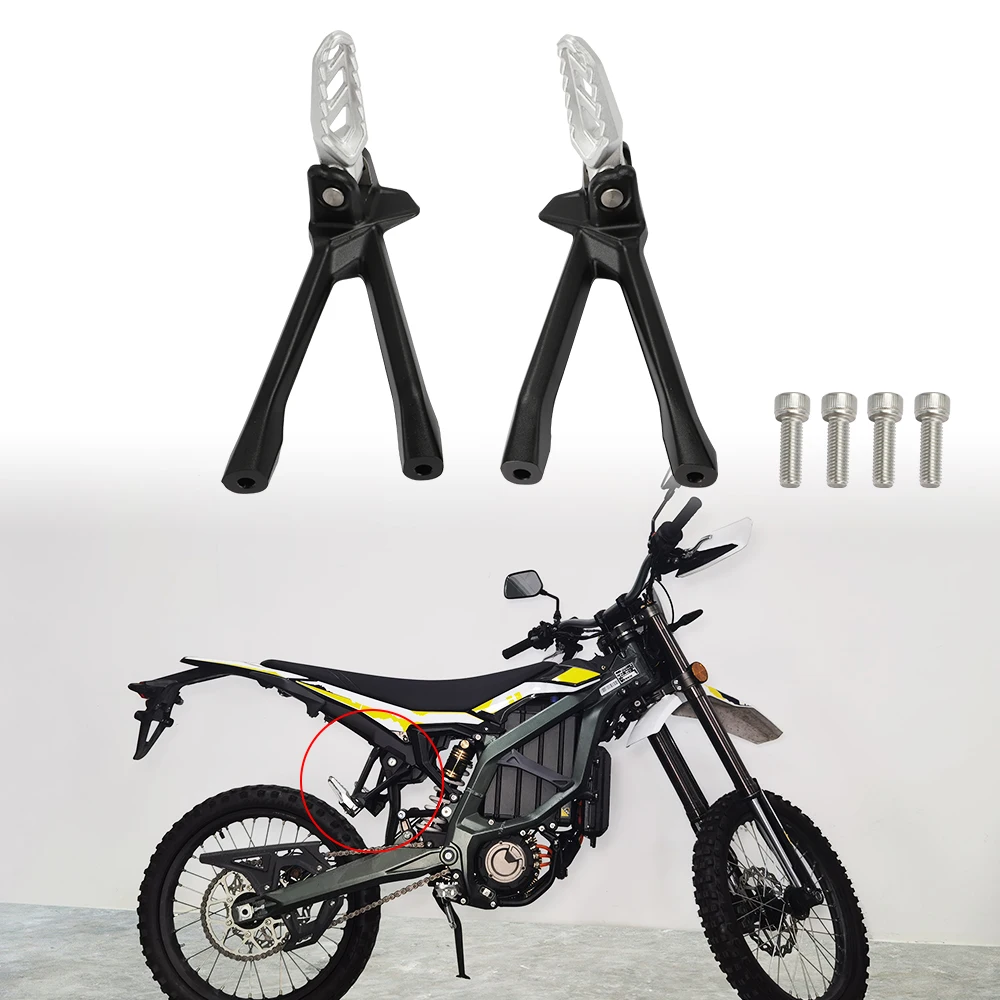 

Для Surron Ultra Bee пассажирские задние подножки, удлиненные подножки, педаль для мотокросса, велосипед для бездорожья, аксессуары для бездорожья