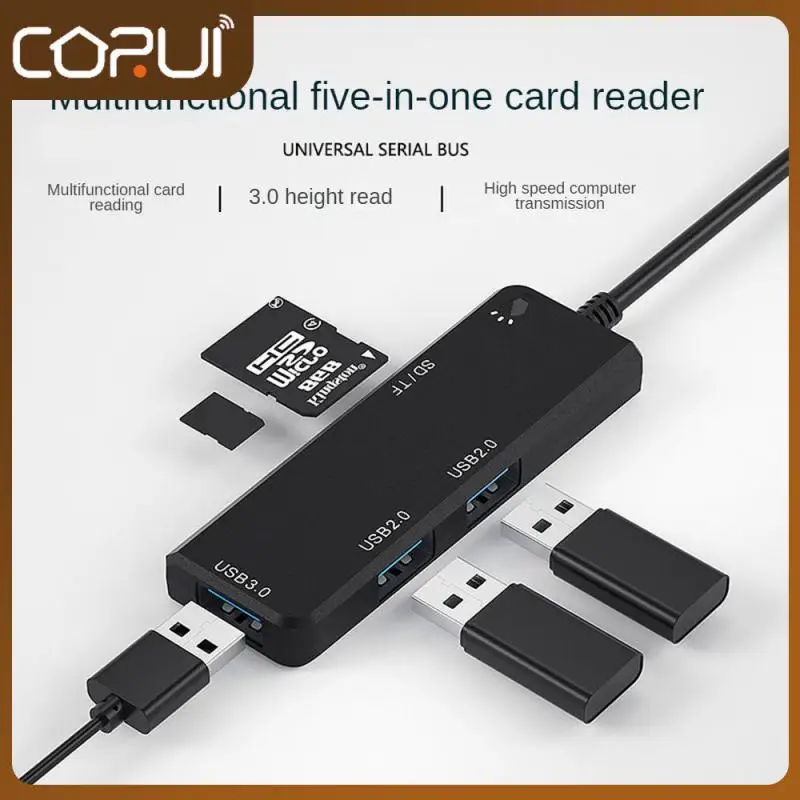 

Simple And Fashionable Elements Expansion Dock Expanding Sd/tf Card Slots With Multiple Ports High Speed Reading Five In One Hub