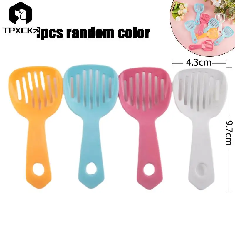 

Cute Hamster Sand Bath Scoop Sand Shovel Litter Plastic Scoop For Small Pet Animals Cage Accessories Pet Cleaning Tool