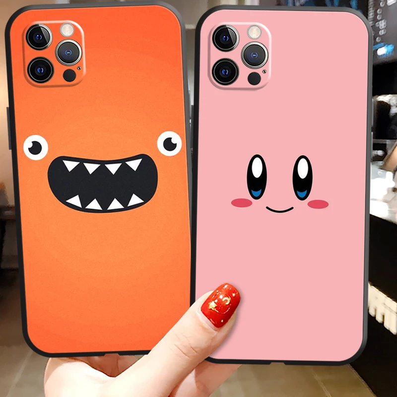 

Monster Smiley Phone Cases For iPhone 11 12 Pro MAX 6S 7 8 Plus XS MAX 12 13 Mini X XR SE 2020 Soft TPU Back Cover Carcasa