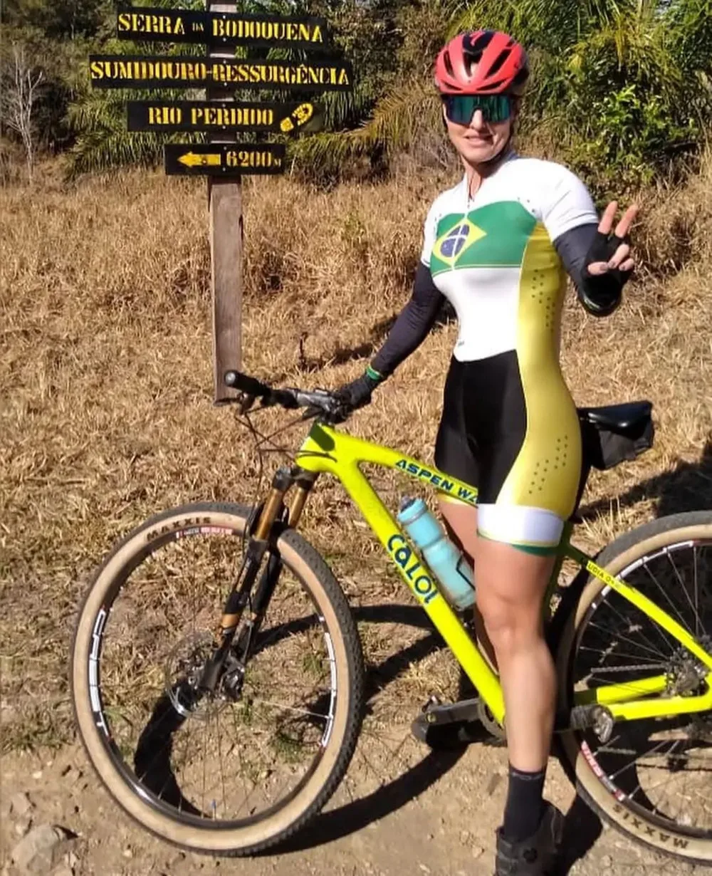 Женский трикотажный комбинезон Lynce с коротким рукавом для езды на велосипеде в